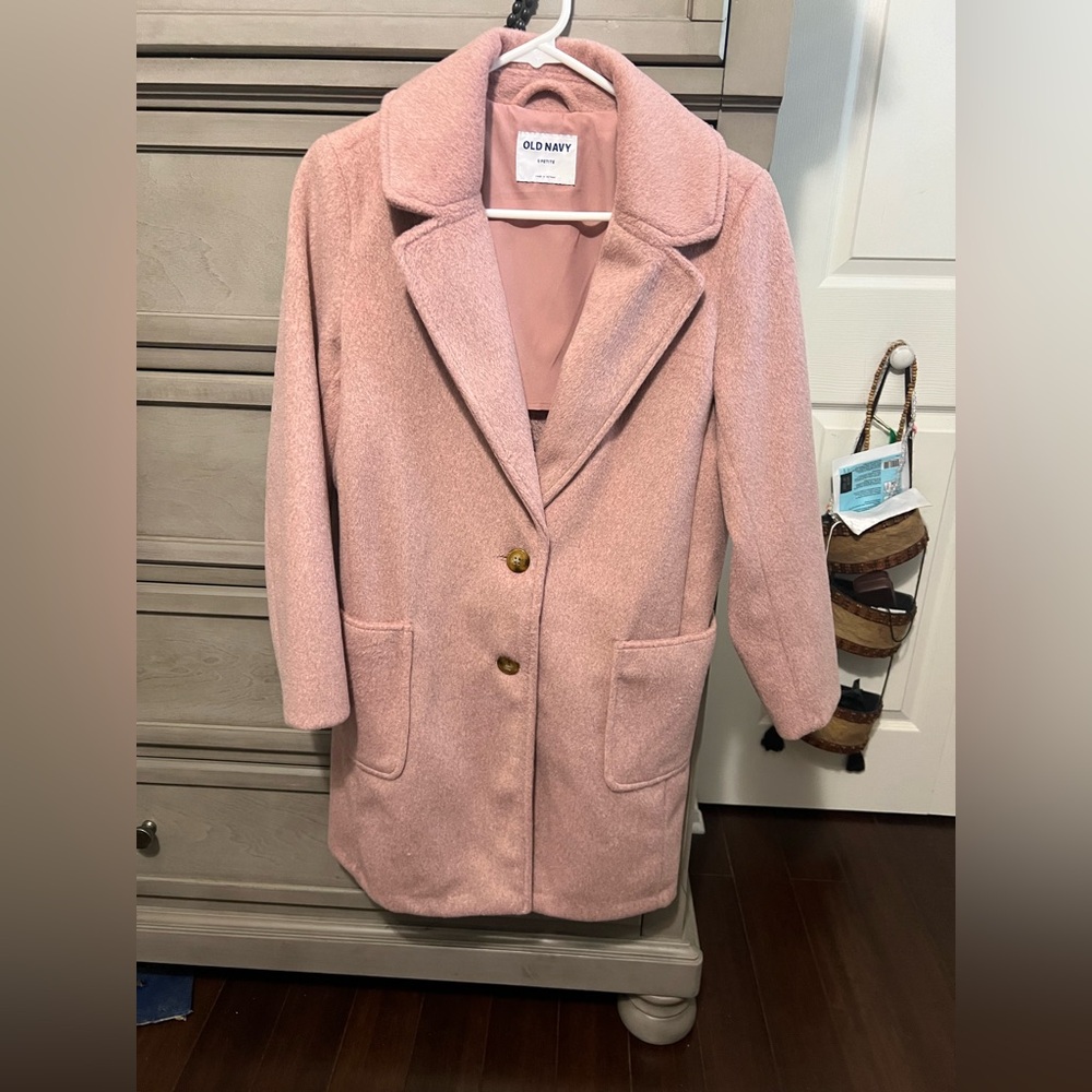 Old Navy Women's Blush Teddy Jacket